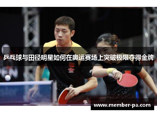 乒乓球与田径明星如何在奥运赛场上突破极限夺得金牌