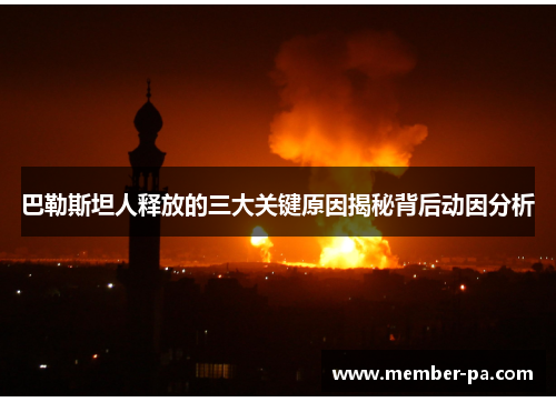 巴勒斯坦人释放的三大关键原因揭秘背后动因分析