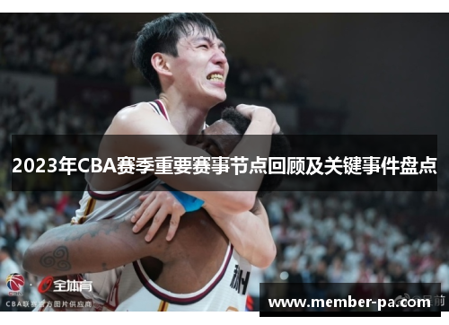 2023年CBA赛季重要赛事节点回顾及关键事件盘点
